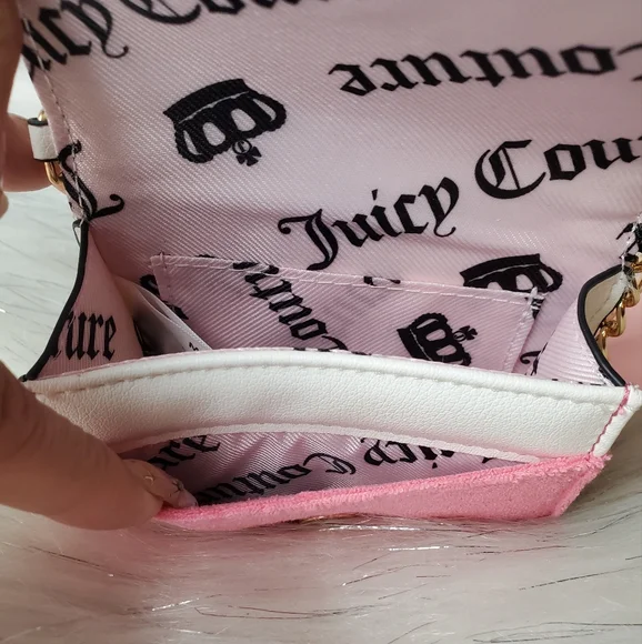JUICY COUTURE Pink Lemonade Sweet Juicy Pearl Handle Card Wallet - Picture 4 of 8